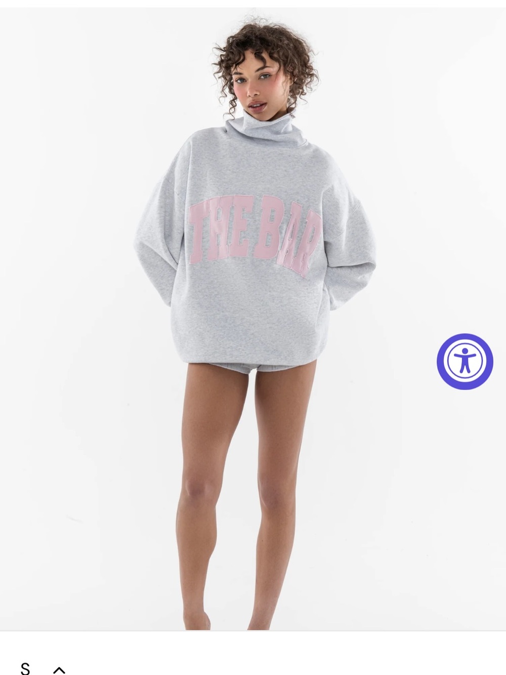 The Bar Limited Launch Valentines 2025-Charles Highest Neck Heritage Sweatshirt